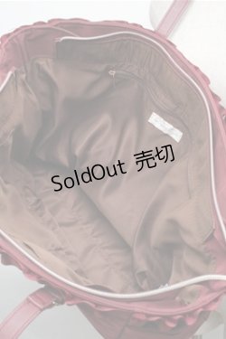 画像4: m petit by misako / トートバッグ  ワイン S-25-12-04-017-LO-BG-HR-ZS