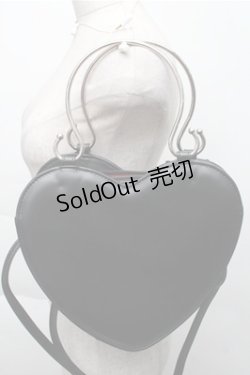 画像2: BABY,THE STARS SHINE BRIGHT / リボンハートバッグ  黒 S-25-12-04-018-BA-JA-HR-ZS