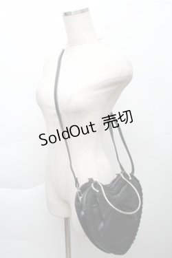 画像4: BABY,THE STARS SHINE BRIGHT / リボンハートバッグ  黒 S-25-12-04-018-BA-JA-HR-ZS