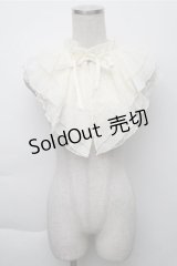 axes femme / ラッフルレーシーケープ  オフ S-25-12-04-021-AX-ZA-AS-ZS