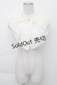 axes femme / ラッフルレーシーケープ  オフ S-25-12-04-021-AX-ZA-AS-ZS