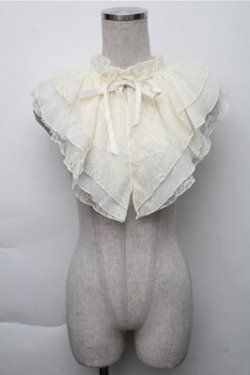 画像1: axes femme / ラッフルレーシーケープ  オフ S-25-12-04-021-AX-ZA-AS-ZS