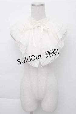 画像1: axes femme / ラッフルレーシーケープ  オフ S-25-12-04-021-AX-ZA-AS-ZS