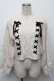 画像1: axes femme / Wレースアップショートニット  オフ S-25-12-04-026-AX-TO-HR-ZS (1)