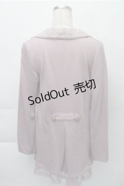 画像2: axes femme / レース切り替えカットジャケット  ラベンダー S-25-12-04-033-AX-JA-HR-ZS