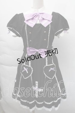 画像1: 中国ロリータ / レースワンピース  黒 S-25-12-06-045-LO-OP-HR-ZS