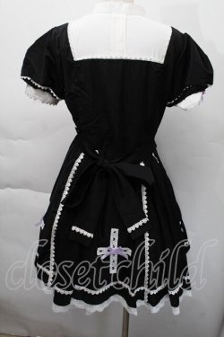 画像2: 中国ロリータ / レースワンピース  黒 S-25-12-06-045-LO-OP-HR-ZS