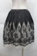 画像2: Lois CRAYON / 花柄スカート  黒ｘオフ S-25-12-06-048-LO-SK-HR-ZS (2)