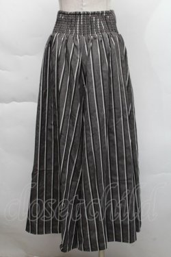 画像2: axes femme / フロントジップワイドパンツ  グレー S-25-12-06-053-AX-PA-AS-ZS