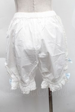 画像2: 中国ロリータ / 裾レースドロワーズ  白 S-25-12-06-057-LO-PA-HR-ZS
