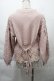 画像2: axes femme / バックレース装飾ニット  ピンク S-25-12-06-010-AX-TO-HR-ZS (2)