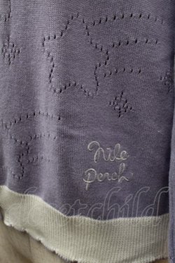 画像2: Nile Perch / 星透かしカーディガン  ラベンダー S-25-12-06-011-LO-TO-HR-ZS