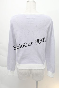 画像3: Nile Perch / 星透かしカーディガン  ラベンダー S-25-12-06-011-LO-TO-HR-ZS