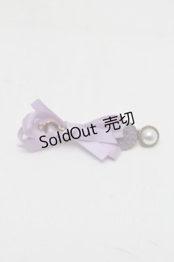 画像1: LOLITA / リボンクリップ  ラベンダー S-25-12-06-002-LO-OP-HR-ZS