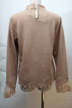 画像2: axes femme / 巻きバラニットソー  ベージュ S-25-12-06-016-AX-TO-HR-ZS