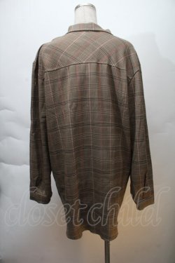 画像2: GOTHPUNKその他 / サス付きチェックシャツ  ブラウン S-25-12-06-017-GO-BL-HR-ZS