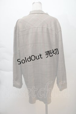 画像2: GOTHPUNKその他 / サス付きチェックシャツ  ブラウン S-25-12-06-017-GO-BL-HR-ZS