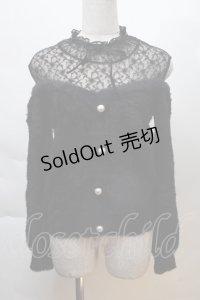 Ank Rouge / レイヤードデザインニット  黒 S-25-12-06-019-CA-TO-AS-ZS