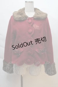 BABY,THE STARS SHINE BRIGHT / スカラップショートジャケット  エンジ S-25-12-06-022-BA-CO-AS-ZS