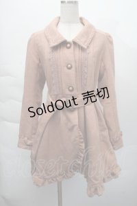 axes femme / スリットワンピコート  ピンクベージュ S-25-12-06-028-AX-CO-HR-ZS