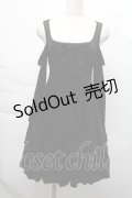 KILLSTAR / 肩開きベロアワンピース  黒 S-25-12-06-042-PU-OP-HR-ZS
