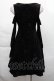 画像2: KILLSTAR / 肩開きベロアワンピース  黒 S-25-12-06-042-PU-OP-HR-ZS (2)