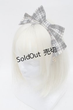 画像1: Angelic Pretty / British Bearカチューシャ  オフ S-25-12-07-005-AP-AC-AS-ZS