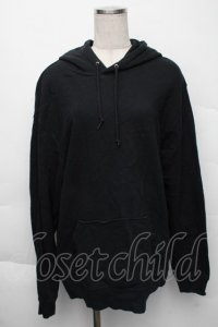 NieR Clothing / プリントプルパーカー  黒 S-25-12-07-038-PU-TO-HR-ZS