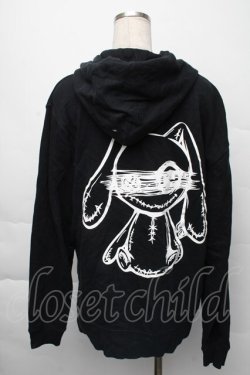 画像2: NieR Clothing / プリントプルパーカー  黒 S-25-12-07-038-PU-TO-HR-ZS