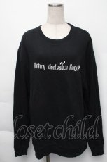 画像1: NieR CLOTHING / プリントスウェットトップス  黒 S-25-12-07-040-PU-TO-HR-ZS (1)