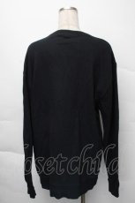 画像2: NieR CLOTHING / プリントスウェットトップス  黒 S-25-12-07-040-PU-TO-HR-ZS (2)