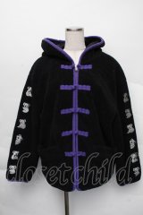 Candy Stripper / チャイナボタンボアジャケット  黒 S-25-12-07-042-PU-JA-AS-ZS