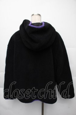 画像2: Candy Stripper / チャイナボタンボアジャケット  黒 S-25-12-07-042-PU-JA-AS-ZS