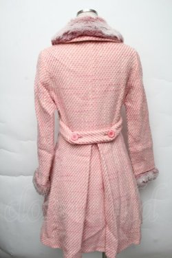 画像2: Emily Temple cute / COAT ツイードコート  ピンク S-25-12-07-049-ET-CO-ET-ZS
