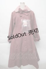 m petit by misako / AM*リボンコート  濃桃 S-25-12-07-050-LO-JA-AS-ZS