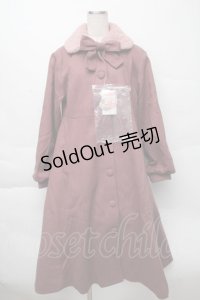 m petit by misako / AM*リボンコート  濃桃 S-25-12-07-050-LO-JA-AS-ZS