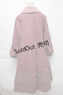 画像2: m petit by misako / AM*リボンコート  濃桃 S-25-12-07-050-LO-JA-AS-ZS