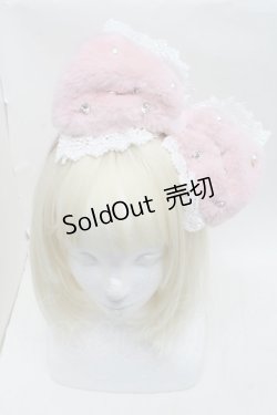 画像2: BABY,THE STARS SHINE BRIGHT / Ruban de Noёl Neigeカチューシャ  ピンク S-25-12-07-006-BA-AC-HR-ZS