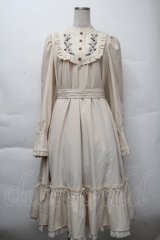 Hoshibako Works / ジャスミンヨークカラーワンピース  オフ S-25-12-07-056-LO-OP-AS-ZS