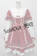 Angelic Pretty / Dolly Girl付け袖ワンピース  赤 S-25-12-07-058-AP-OP-AS-ZS