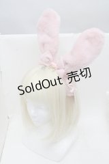 BABY,THE STARS SHINE BRIGHT / うさみみファーカチューシャ  ピンク S-25-12-07-007-BA-AC-HR-ZS