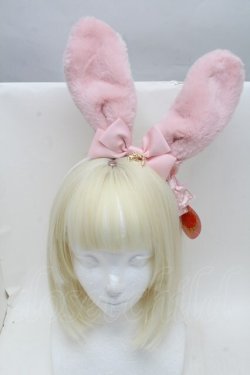 画像2: BABY,THE STARS SHINE BRIGHT / うさみみファーカチューシャ  ピンク S-25-12-07-007-BA-AC-HR-ZS