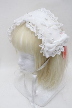 画像1: BABY,THE STARS SHINE BRIGHT / Ruban de Noёl Neigeヘッドドレス  オフ白ｘオフ白 S-25-12-07-009-BA-ZA-HR-ZS