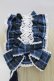 画像2: axes femme kawaii / タータンチェックヘッドドレス  ブルー S-25-12-07-010-AX-AC-AS-ZS (2)