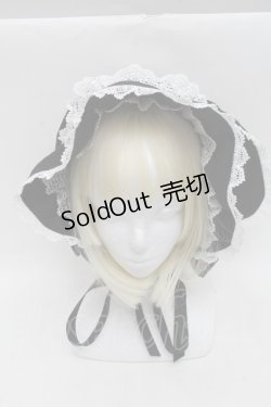 画像2: BABY,THE STARS SHINE BRIGHT / うさみみボンネット (2025)  黒ｘ白 S-25-12-07-011-BA-AC-HR-ZS