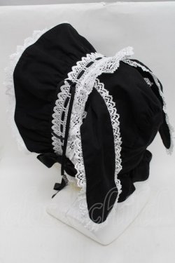 画像4: BABY,THE STARS SHINE BRIGHT / うさみみボンネット (2025)  黒ｘ白 S-25-12-07-011-BA-AC-HR-ZS