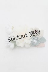 axes femme / フラワーモチーフクリップ  ピンク S-25-12-07-002-AX-AC-HR-ZS