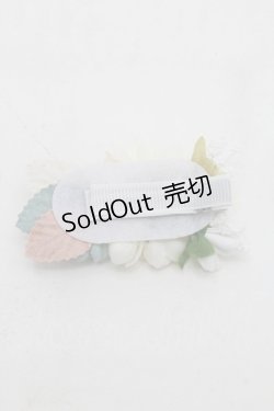 画像2: axes femme / フラワーモチーフクリップ  ピンク S-25-12-07-002-AX-AC-HR-ZS