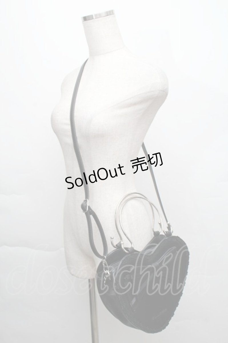 画像4: BABY,THE STARS SHINE BRIGHT / リボンハートバッグ  黒 S-25-12-07-019-BA-JA-AS-ZS (4)