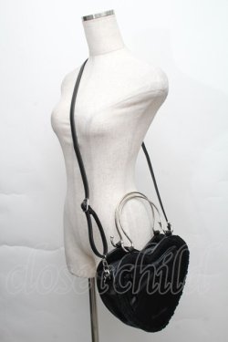 画像4: BABY,THE STARS SHINE BRIGHT / リボンハートバッグ  黒 S-25-12-07-019-BA-JA-AS-ZS